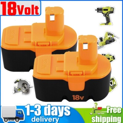 1/2Pack Replace for Ryobi 18V 18 Volt PLUS 3.6Ah NIMH Battery P100 13022 ABP1801