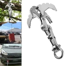 Stainless Steel Survival Hook Multifunctional Outdoor Climbing Claw Carabiner