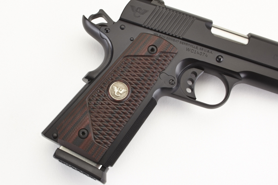 Wilson Combat 1911 G10 Ultra Thin Grips - Full-Size - Black Cherry