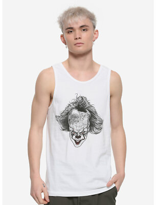 IT Mens Pennywise You'll Float Too White Tank Top Shirt New S, L, XL, 2XL