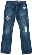 Jack & Jones men Clark Vintage Distressed Jeans Size 28/30 blue denim Genuine