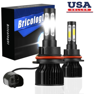 #ad #ad HB5 9007 LED Headlights 1000000LM Super Bright LED Light Bulbs Kit High Low Beam $18.28