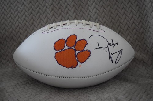 DABO SWINNEY CLEMSON TIGERS SIGNED LOGO FOOTBALL W/COA - Picture 4 of 4
