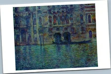 postcard art - Claude Monet -  Palazzo da Mula, Venice