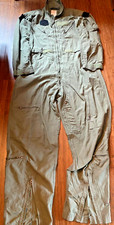 USGI Military USAF Men Nomex Sage Green CWU-27/P Flyers Coveralls 48 LONG 91