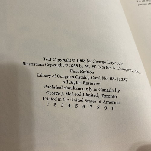 King Gator By George Laycock HC 1968 1st Edition Clipped DJ - Picture 7 of 10