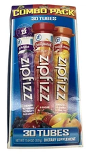 Zipfizz Healthy Energy Drink Mix Combo Pack 30 Tubes