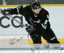 STEVE BERNIER 2006-07 BE A PLAYER SIGNATURE PORTRAITS 8x10 AUTOGRAPH HOCKEY CARD