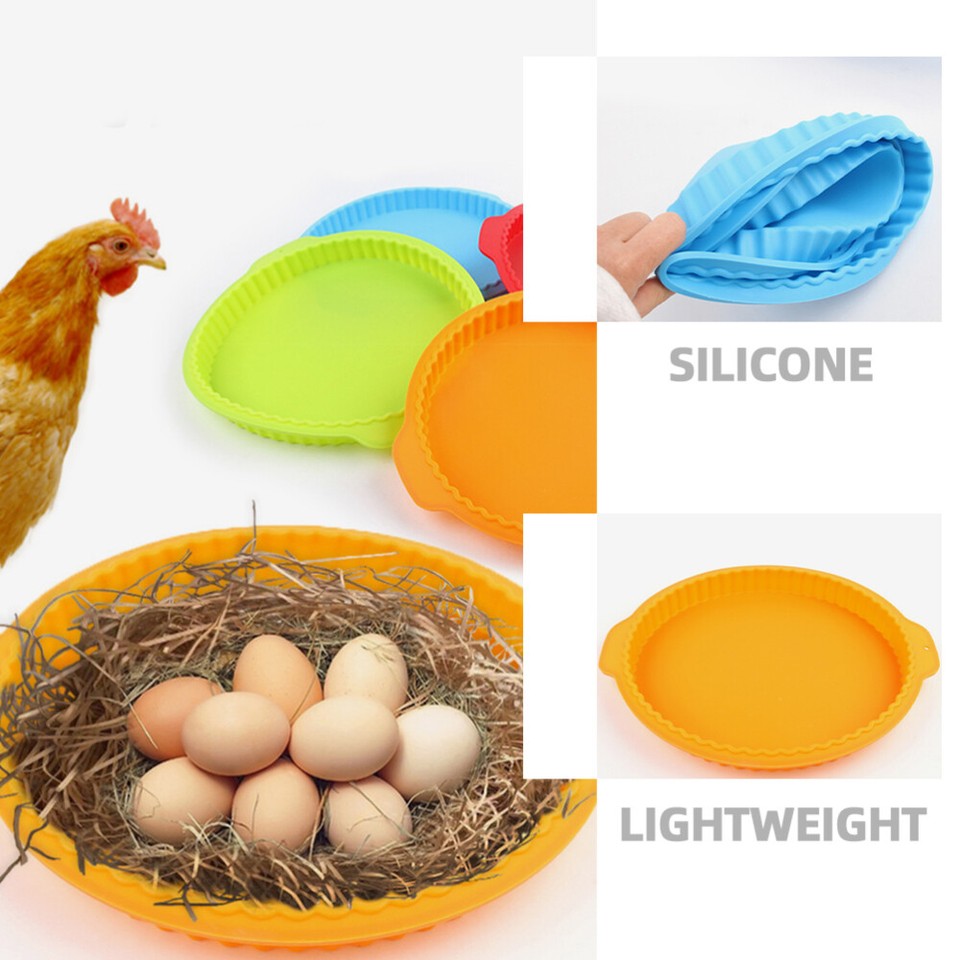 8 pcs Chicken Nesting Cushion Chicken Bedding for Coop Chicken Nest Pad