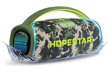 300W Portable Bluetooth Speaker with Handle, One Microphone Long Playtime, Camo
