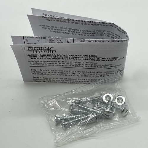 Defender Security Stainless Steel Door Reinforcer U 10539 DEFENDER - Picture 6 of 7
