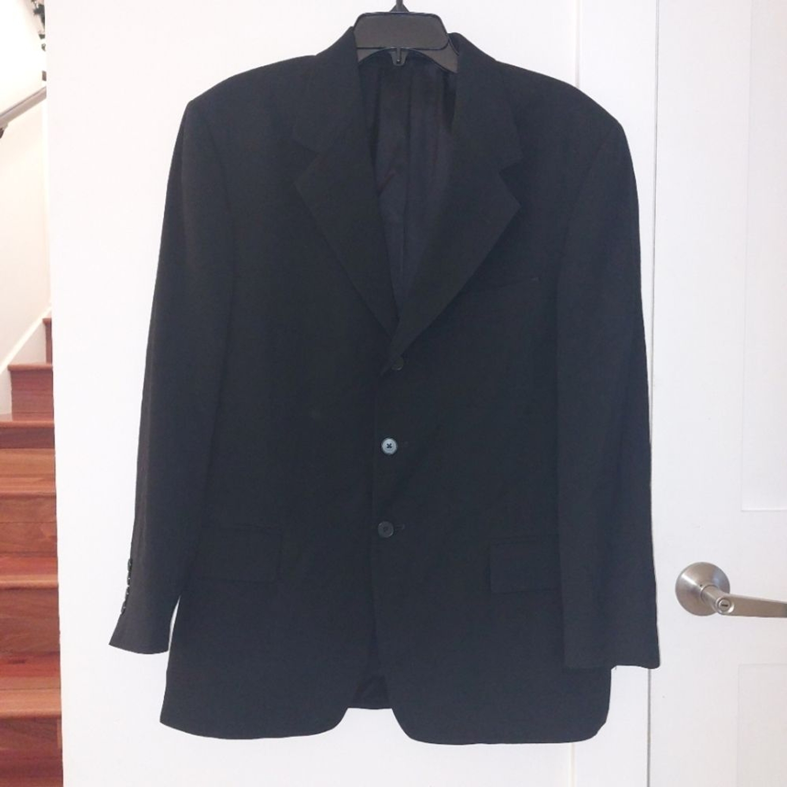 Perry Ellis Portfolio Men's Suit Jacket Dark Grey EUC