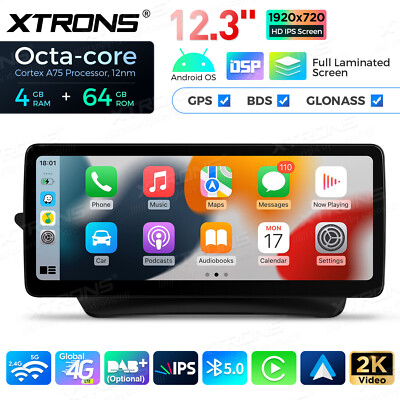 12.3'' Android 14 4G Car Screen Upgrade CarPlay For Benz E-Class A207 C207 NTG4.5