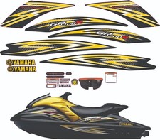 YAMAHA WAVERUNNER GP 1300R 2006 - 2007 Graphics/Decal/Sticker Kit CUSTOM YELLOW