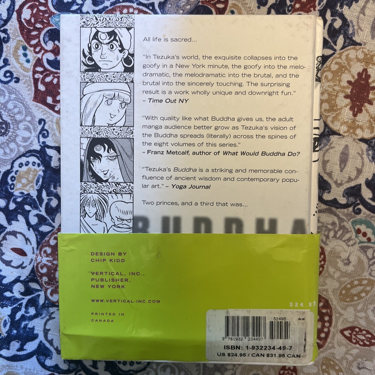 Buddha Manga by Osamu Tezuka / Complete Volumes 1, 3-8 First