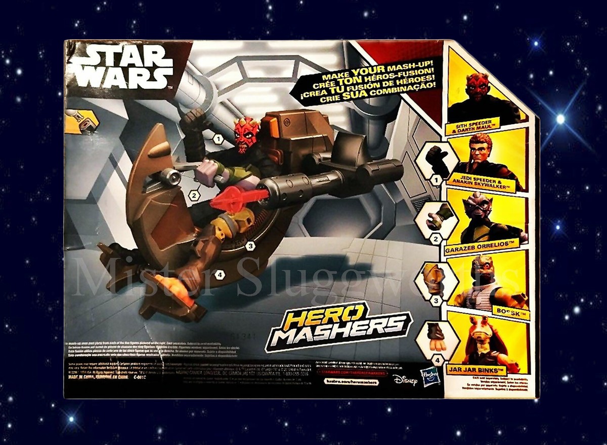 NEW Star Wars Hero Mashers Sith Darth Maul Speeder Action