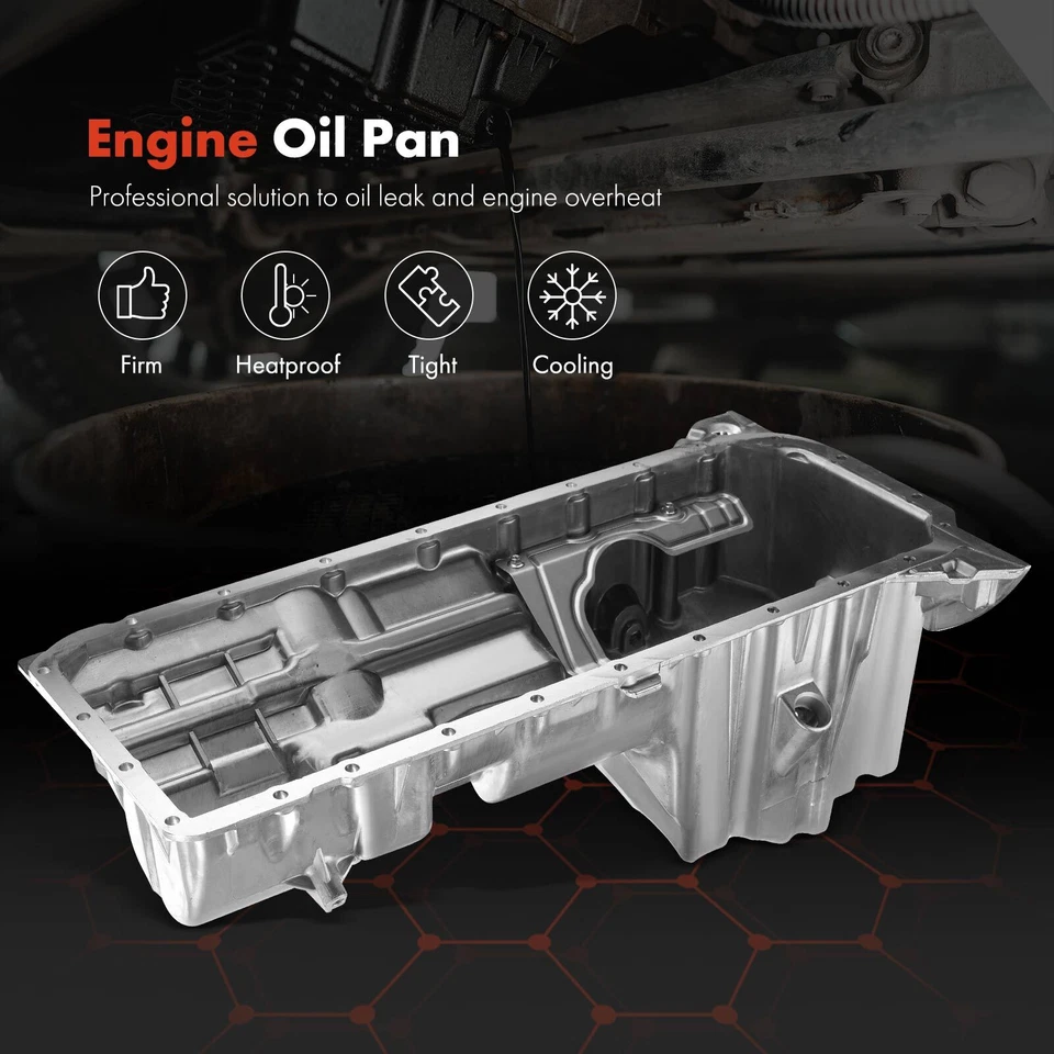 cárter de aceite del motor para BMW E46 323i 323Ci 325i 325Ci 330i 330Ci 1999-2006 2,5 L 3,0 L Foto 2 de 4