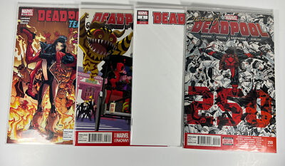 Deadpool Lot of 4 #1 Vol 6, 28, 45 Vol 4, Team-Up 892 Marvel Death of Deadpool