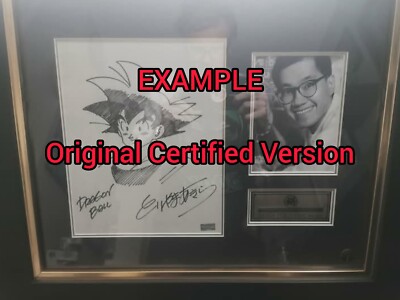 Dragon Ball　Akira Toriuama　サインカード Akira Toriyama Signed Autograph Dragon Ball Goku Sketch DBZ Manga