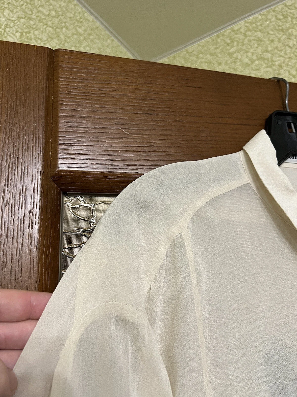 RARA CAMICIA BLUSA ACNE STUDIOS VINTAGE IMMAGINE CRISTALLO DONNA 100% SETA BOTTONI 38