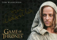 2020 RITTENHOUSE GAME OF THRONES SEASON 8 TOM WLASCHIHA AUTOGRAPH CARD