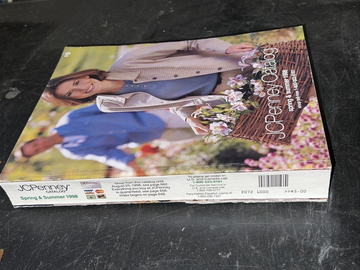 Vintage 1998 JCP JC Penney Spring & Summer Catalog Clothes