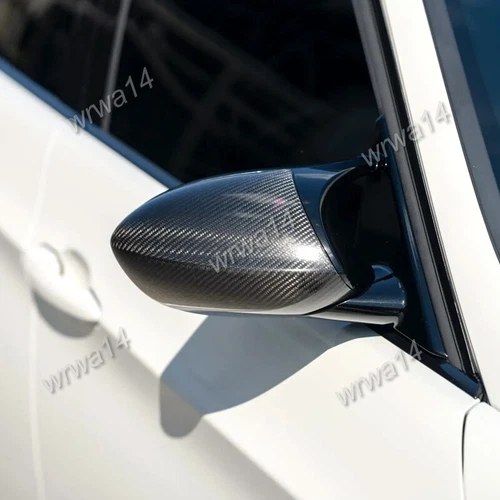 FOR BMW E90 E92 E93 M3 RACE TRACK TUNING DRY CARBON FIBER SIDE MIRROR COVER CAPS