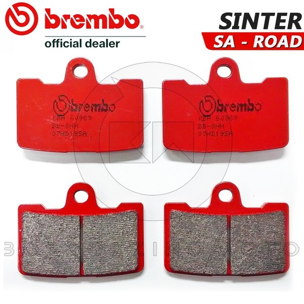 BremsbelÄGe Vorne Brembo Fahren Rot Sinter Buell 1125 Cr 2009-image