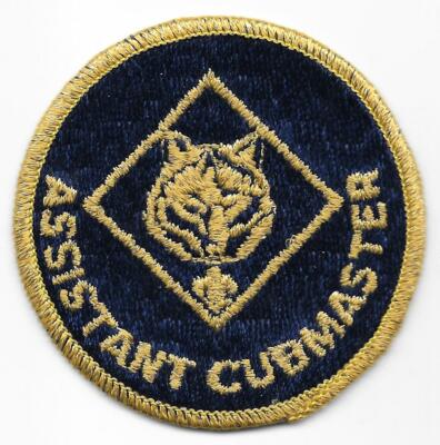 Cubmaster Position Patch Assistant Cubmaster 1976-1983 Cub Scout Position Patch Boy Scouts of ...