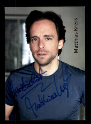 Matthias Kress Autogrammkarte Original Signiert # BC 117584