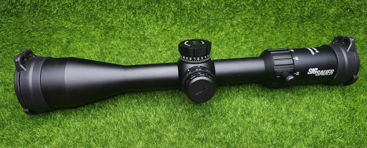 Sig #SOW45002 WHISKEY4 5-20x50mm Riflescope FFP Illum. MOA Milling