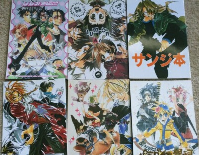 Yukiriko Set Of 6 Doujinshi Eyeshield 21 One Piece Sanji Huntetxhunter Naruto Ebay