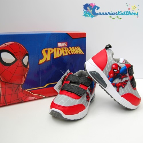 🕷 Zapatilla DEPORTIVA luces LEDS SPIDERMAN marca CERDÁ Tenis Bambas Maripi  Rojo | eBay