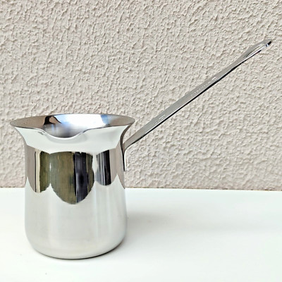 13.5 oz Coffee Pot Stainless Steel Korkmaz Large 4 Cup Capacty 400 ml Cezve