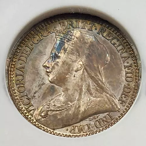 Silver 1895 Great Britain Maundy 2 Pence | NGC MS64