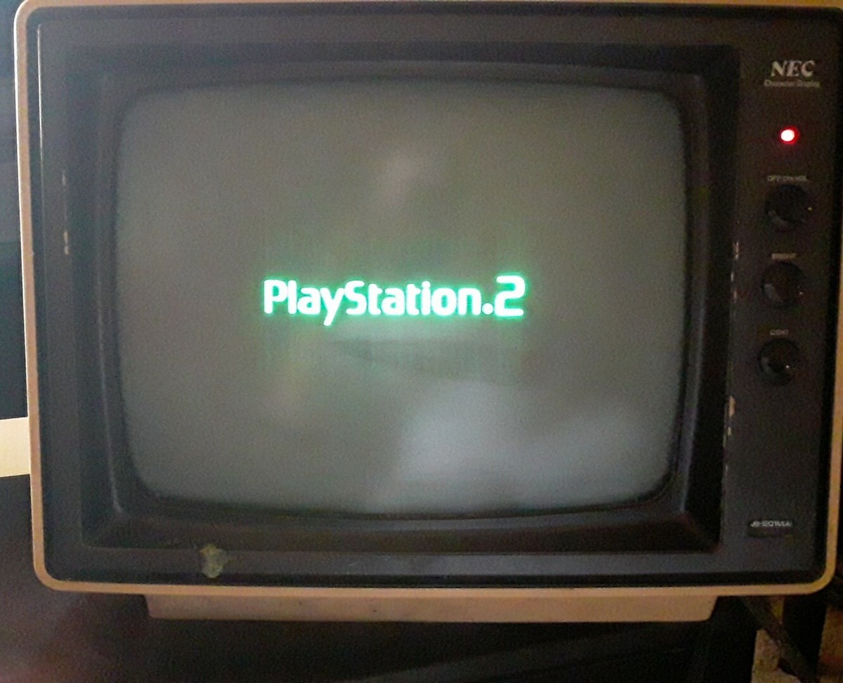 NEC JB-1201M(A) Rare 1981 Vintage Green Monochrome CRT