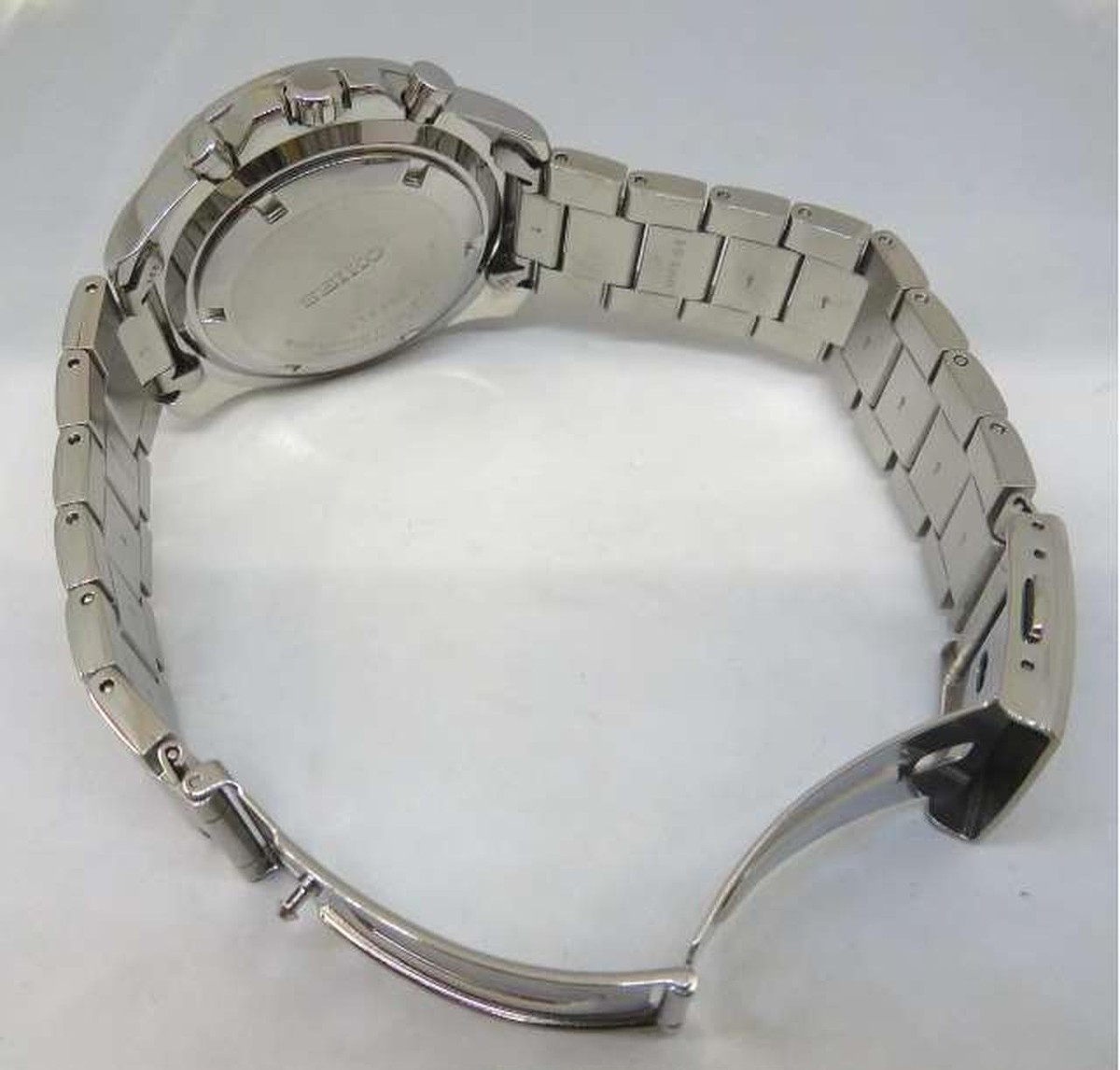 Seiko Chronograph 8T63-00G0 Stainless Steel Date Box Quartz Seiko Chronograph 8T63-00G0 Stainless Steel Date Box Quartz