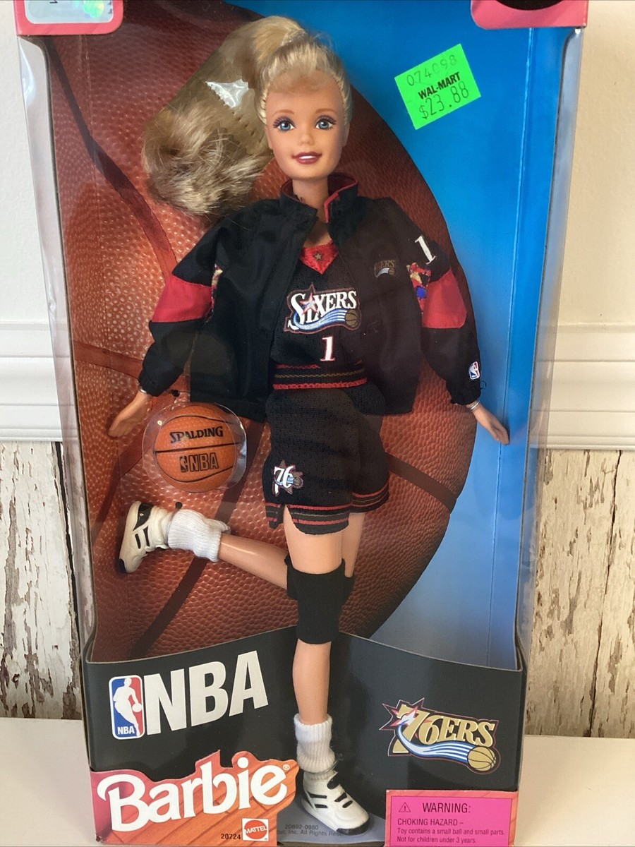 1998 NBA 76ERS BARBIE - 20724 - ORIGINAL BOX UNOPENED - BASKETBALL