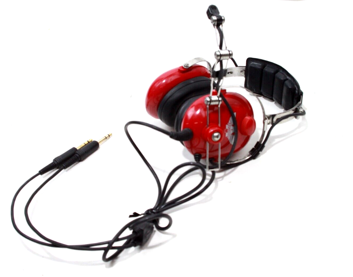 Aviation Communication Headset Model AC-250 Red Color | eBay