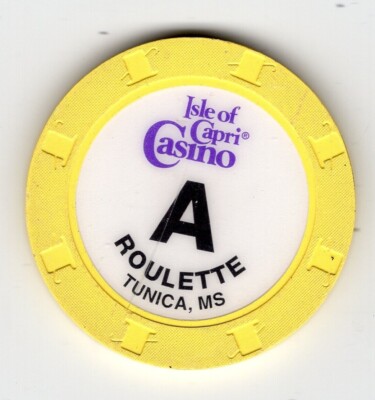 Riverboat: Isle of Capri Casino Roulette Table A Yellow; Tunica, Mississippi