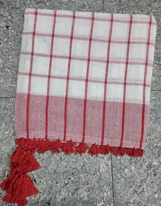 Keffiyeh Bufanda Pequeña Palestina Shemagh Original Algodón Kufiyah Nuevo Rojo Foto 2 de 3
