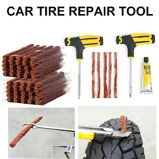 65pc Tire Repair Kit DIY Flat Tire Repair Car Truck Motorcycle Home Plug Pmhwcky
