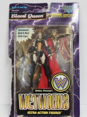 1996 McFarlane Toys Wetworks BLOOD QUEEN Ultra Action Figure DAMAGED BOX AF923