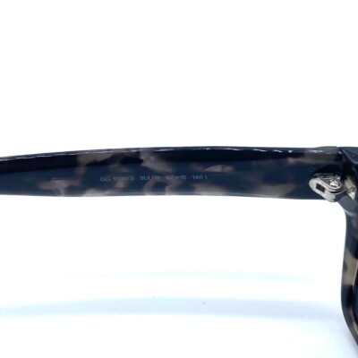 GUCCI GG 1000 S Sunglasses Black x Gray Men | eBay
