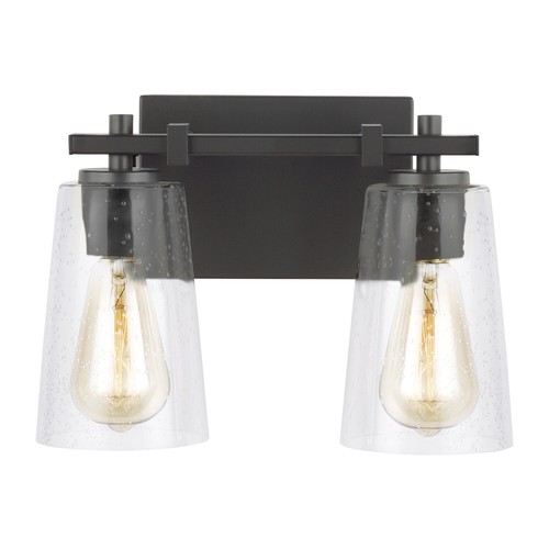 Visual Comfort Studio Mercer 2-Light Bathroom Vanity Light in Oil Rubbed Bronze