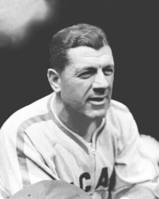Charles J Grimm of the Chicago Cubs in 1938 Baseball Old Photo 1