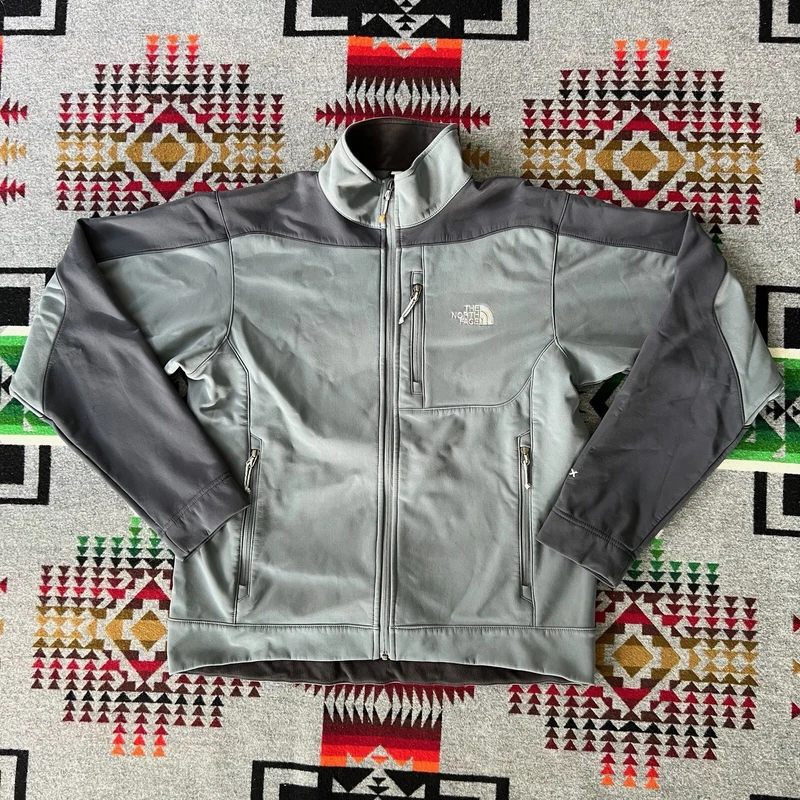 north-face apex softshell full zip pockets b7 jacket