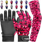 Exxact Sports Kids Baseball Batting Gloves with Arm Sleeve for Boys & Girls