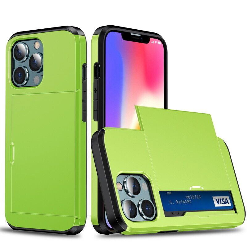 Custodia IPhone Con Slot Porta Tessere – Rigida TPU+PC Per 16 15 14 13 12 11 XR XS