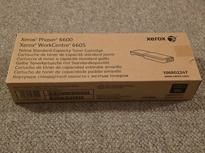 Genuine Xerox Phaser 6600 6605 Yellow 106R02247 Standard Capacity Toner - Image 1 of 2